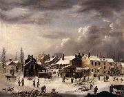 Francis Guy Winter Scene oil